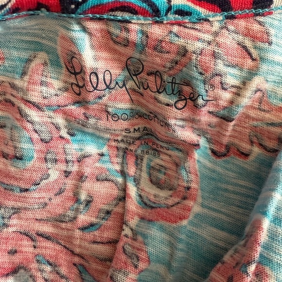 Lilly Pulitzer Mills Maxi Dress Rhode Island Reef Sleeveless Red Blue Size S - Picture 6 of 6